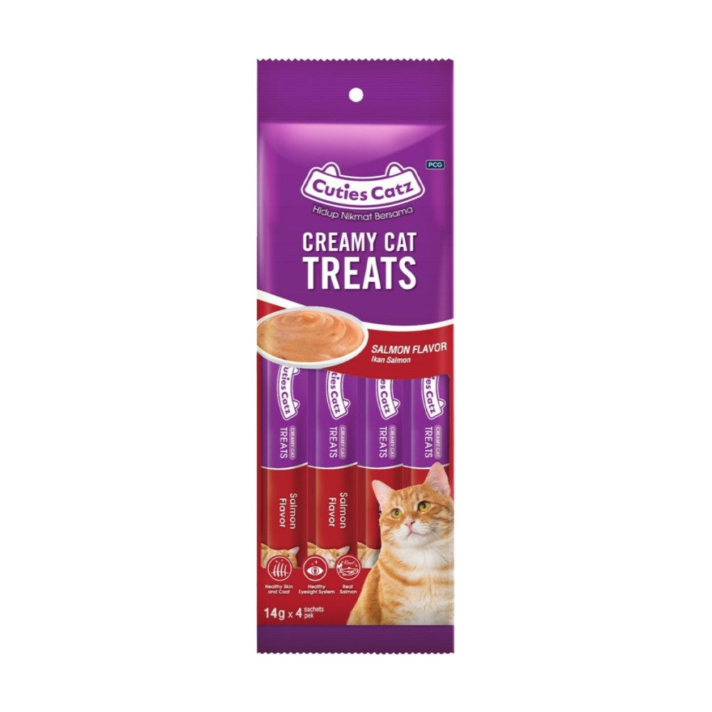 Cuties Catz All Life Stages Creamy Wet Cat Food Salmon Flavor
