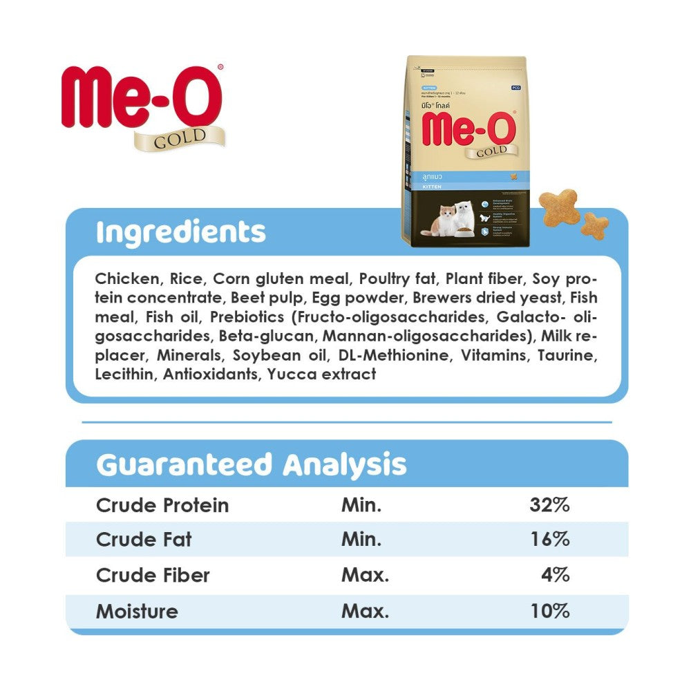 Me-O Gold | Kitten | Dry Cat Food | Growth & Development