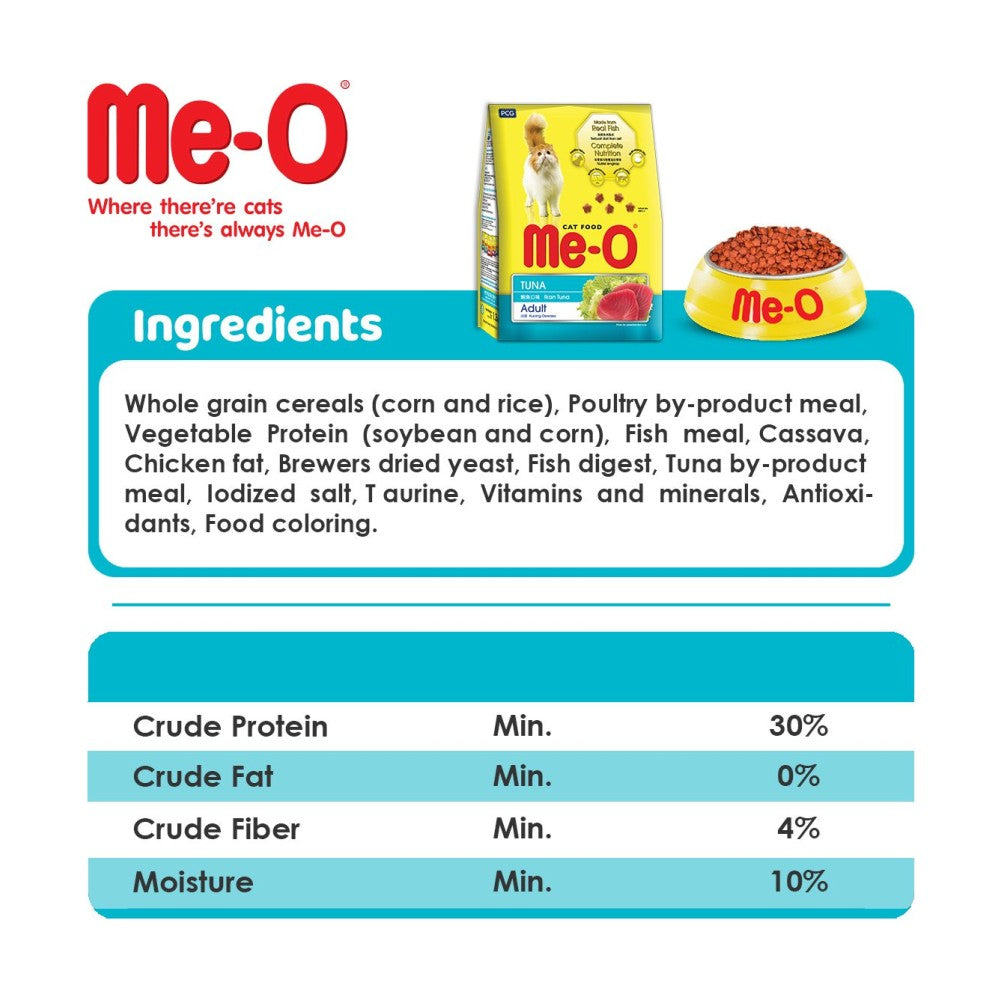 ME-O ADULT CAT FOOD TUNA FLAVOUR