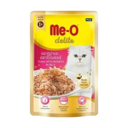 Me-O Delight Pouch Tuna With Bonito In Jelly Flavor