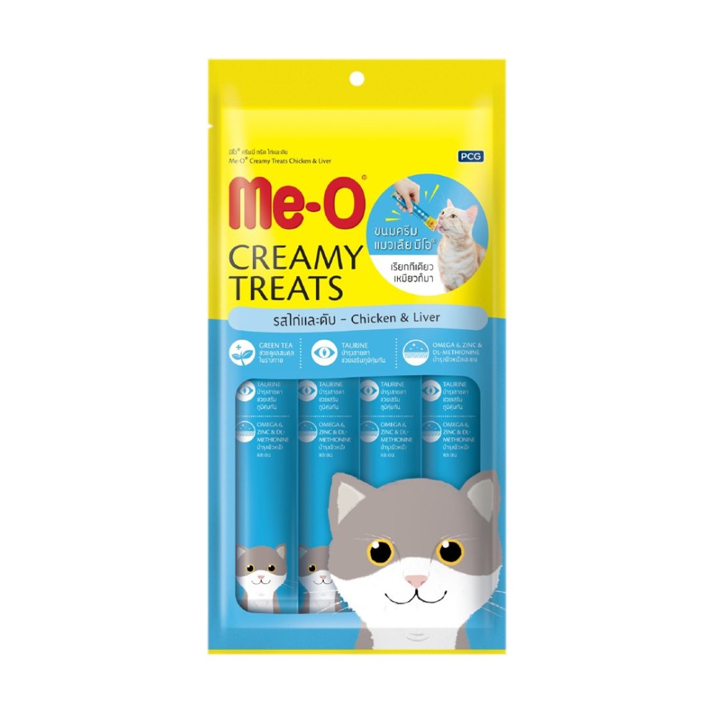 ME-O CREAMY CAT TREATS CHICKEN & LIVER