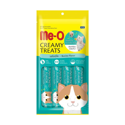 ME-O CREAMY CAT TREATS BONITO FLAVOR