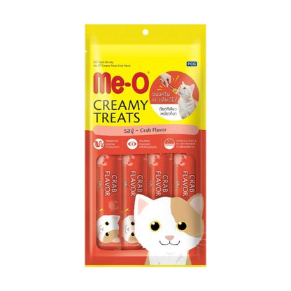 Me-O Creamy Treat Wet Cat Food Crab Flavor