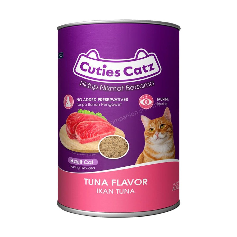 Cuties Catz Adult Can Food Tuna Flavor