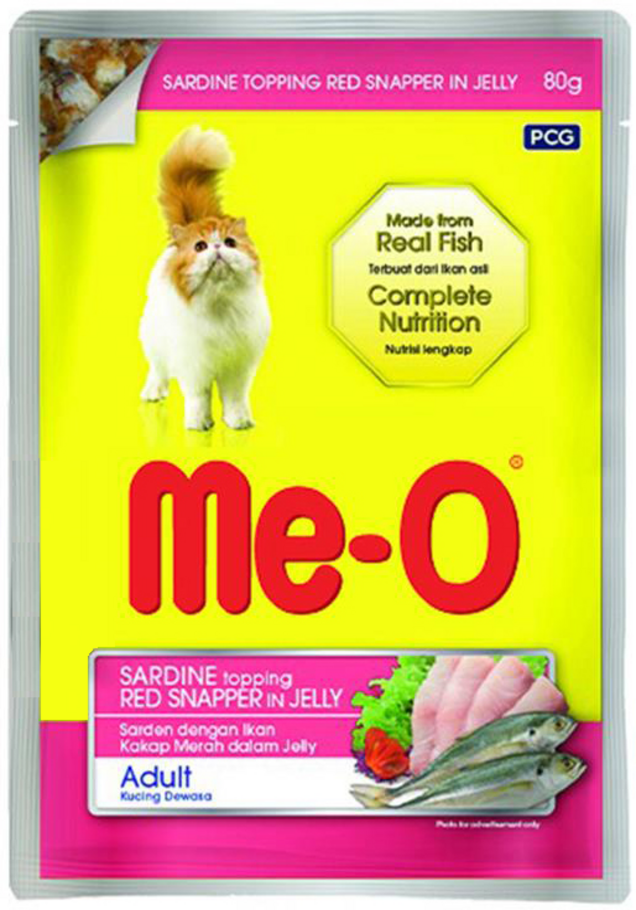 MeO Sardine With Red Snapper in Jelly (Pouch)
