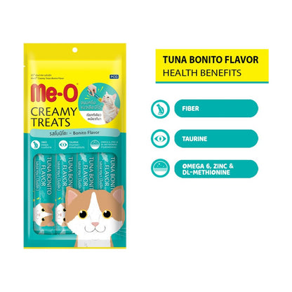 ME-O CREAMY CAT TREATS BONITO FLAVOR