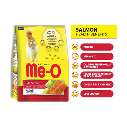 Me-O Adult Dry Cat Food Salmon Flavor