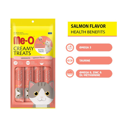 Me-O All Life Stages Creamy Treats Salmon Flavor