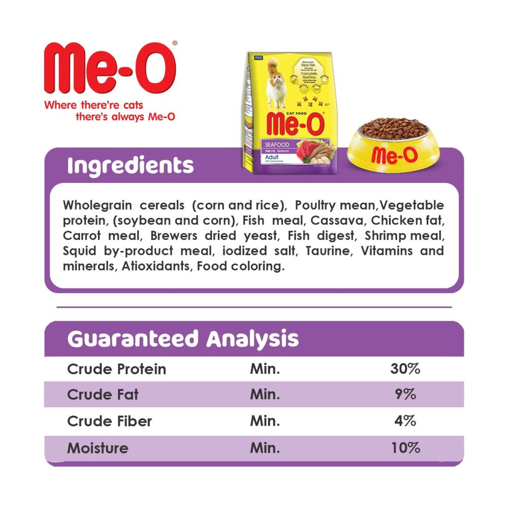 ME-O ADULT CAT FOOD SEA FOOD FLAVOUR