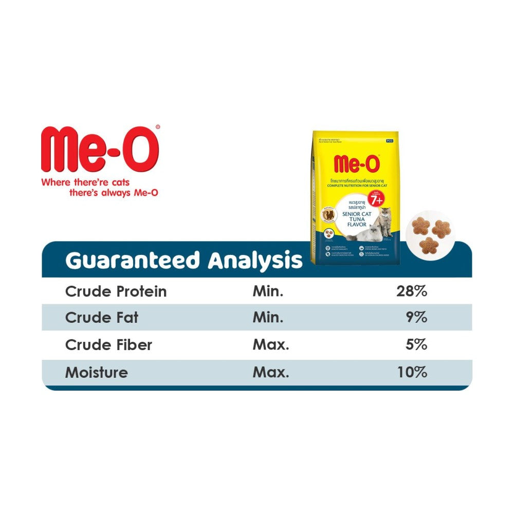 Me-O Senior Cat Dry Food Tuna Flavor 7+