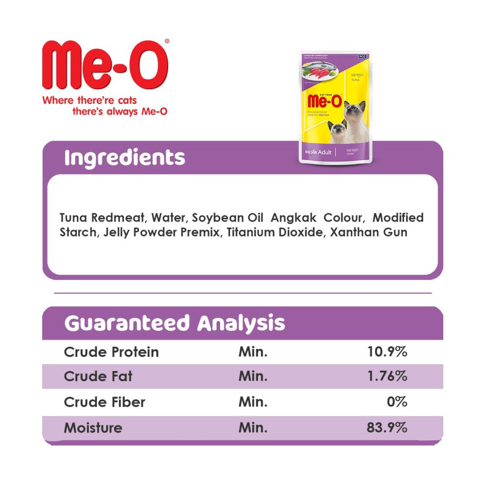 ME-O ADULT CAT FOOD TUNA FLAVOUR