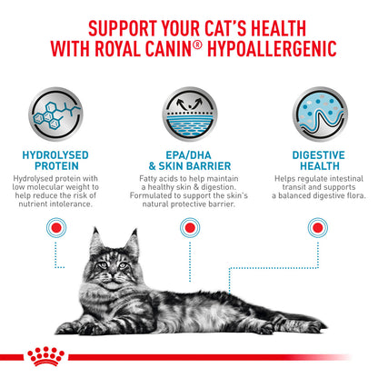 Royal Canin - Veterinary Hypoallergenic Dry Food For Cat