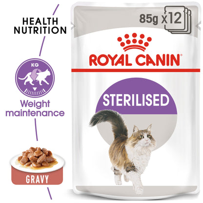 Royal Canin- Sterilised Gravy Wet Food For Cat