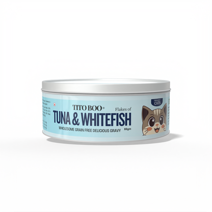 Tito Boo Premium Wet Cat Food Gravy Can