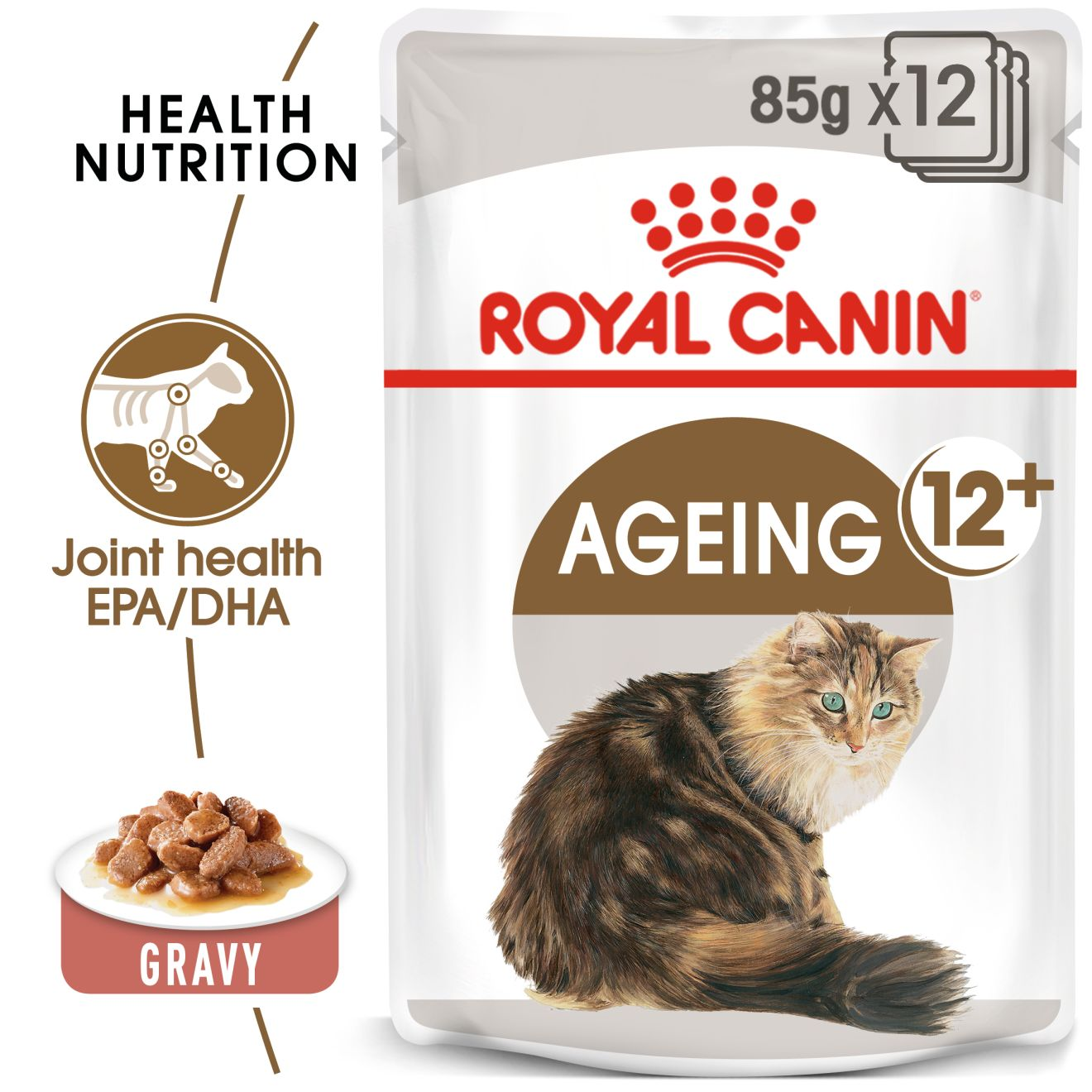 Royal Canin - Ageing 12+ Gravy Wet food for Cat